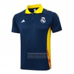 Camiseta De Futbol Polo del Real Madrid 2024-2025 Azul
