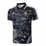Camiseta De Futbol Polo del Real Madrid Dragon 2024-2025 Negro