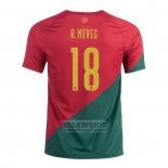 Camiseta De Futbol Portugal Jugador R.Neves Primera 2022