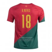 Camiseta De Futbol Portugal Jugador R.Neves Primera 2022