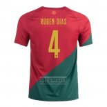 Camiseta De Futbol Portugal Jugador Ruben Dias Primera 2022