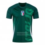 Camiseta De Futbol Pre Partido del Italia 2024 Verde