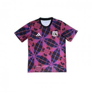Camiseta De Futbol Pre Partido del Lyon 2025-2026 Purpura