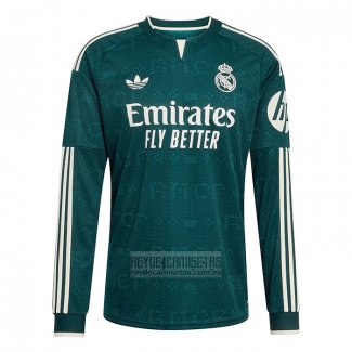 Camiseta De Futbol Real Madrid Segunda Manga Larga 2026-2027