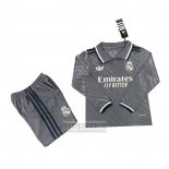 Camiseta De Futbol Real Madrid Tercera Manga Larga Nino 2024-2025