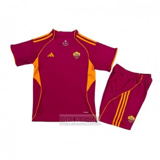 Camiseta De Futbol Roma Primera Nino 2025-2026