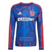 Camiseta De Futbol Universidad de Chile Primera Manga Larga 2026