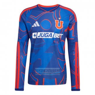 Camiseta De Futbol Universidad de Chile Primera Manga Larga 2026