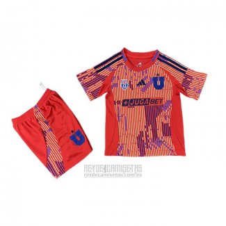 Camiseta De Futbol Universidad de Chile Segunda Nino 2025