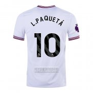 Camiseta De Futbol West Ham Jugador L.Paqueta Segunda 2023-2024