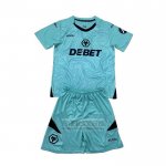 Camiseta De Futbol Wolves Portero Primera Nino 2024-2025
