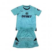 Camiseta De Futbol Wolves Portero Primera Nino 2024-2025
