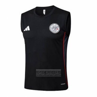 Camiseta De Futbol de Entrenamiento Ajax Sin Mangas 2025-2026 Negro