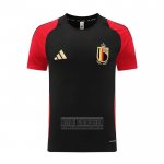 Camiseta De Futbol de Entrenamiento Belgica 2024-2025 Negro