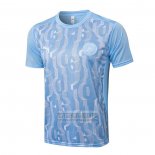 Camiseta De Futbol de Entrenamiento Manchester City 2024-2025 Azul