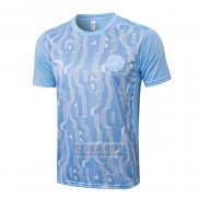 Camiseta De Futbol de Entrenamiento Manchester City 2024-2025 Azul