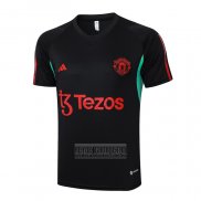 Camiseta de Futbol de Entrenamiento Manchester United 2023-2024 Negro