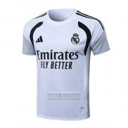 Camiseta De Futbol de Entrenamiento Real Madrid 2025-2026 Blanco