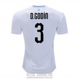 Camiseta de Futbol Uruguay Jugador D.godin Segunda 2018