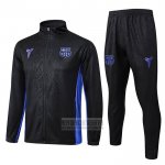 Chandal de Chaqueta del Barcelona Nino 2025-2026 Negro