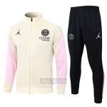 Chandal de Chaqueta del Paris Saint-Germain Jordan Nino 2024-2025 Amarillo