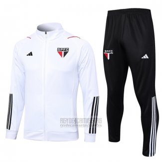 Chandal de Chaqueta del Sao Paulo 2023-2024 Blanco