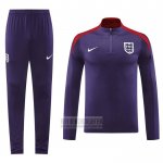 Chandal de Sudadera del Inglaterra 2024-2025 Purpura