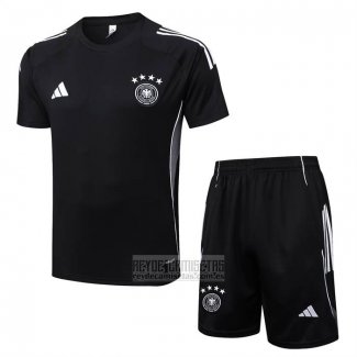 Chandal del Alemania Manga Corta 2025-2026 Negro - Pantalon Corto