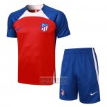 Chandal del Atletico Madrid Manga Corta 2023-2024 Rojo - Pantalon Corto