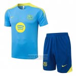 Chandal del Barcelona Manga Corta 2025-2026 Azul - Pantalon Corto