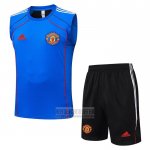 Chandal del Manchester United Sin Mangas 2025-2026 Azul