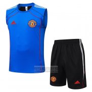 Chandal del Manchester United Sin Mangas 2025-2026 Azul