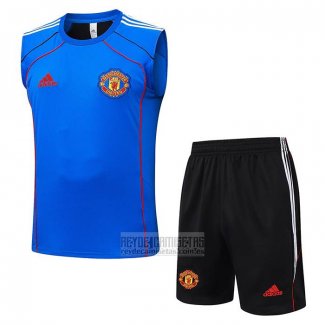 Chandal del Manchester United Sin Mangas 2025-2026 Azul