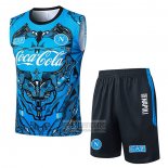 Chandal del Napoli Sin Mangas 2025-2026 Azul