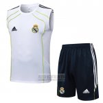 Chandal del Real Madrid Sin Mangas 2025-2026 Blanco Verde