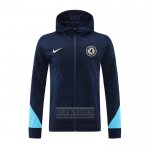 Chaqueta con Capucha del Chelsea 2024-2025 Azul