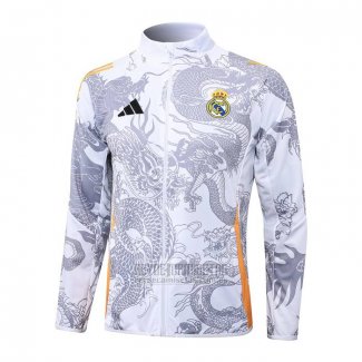 Chaqueta del Real Madrid Dragon 2024-2025 Blanco