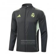 Rompevientos del Real Madrid 2025-2026 Gris Verde