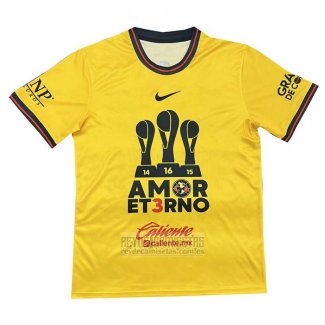 Tailandia Camiseta De Futbol America Champion 2024 Amarillo