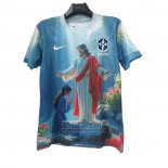 Tailandia Camiseta De Futbol Brasil Jesus 2025-2026 Azul