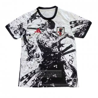 Tailandia Camiseta De Futbol Japon Anime 2025-2026 Negro Blanco